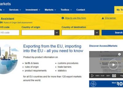 Access2Markets – Novi portal za informisanje o trgovini 