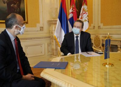 Ambassador Fabrizi Met with Serbian Parliament Speaker Ivica Dačić 