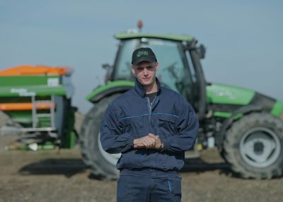 The First Furrow with a New Tractor