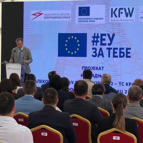 EU donates the construction of 400 kV transmission lines from Kragujevac to Kraljevo